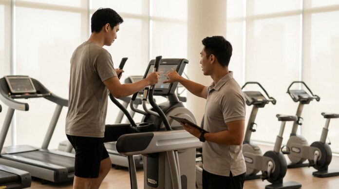 cardiovascular exercises in the gym