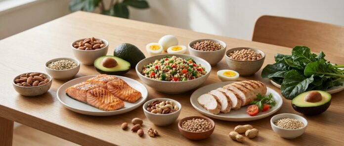 healthy and high protein meals